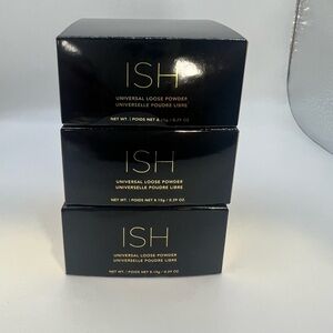 Bundle Of 3 Ish Universal Loose Makeup Setting Powder 0.29 oz Full Size ~